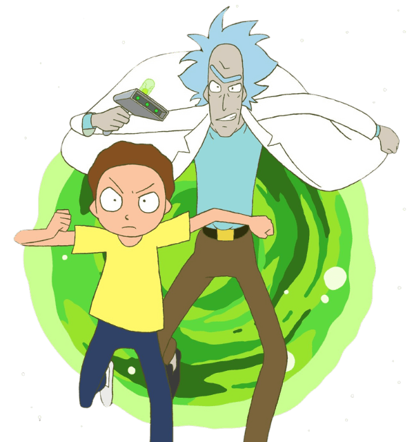Rick and Morty Illustration